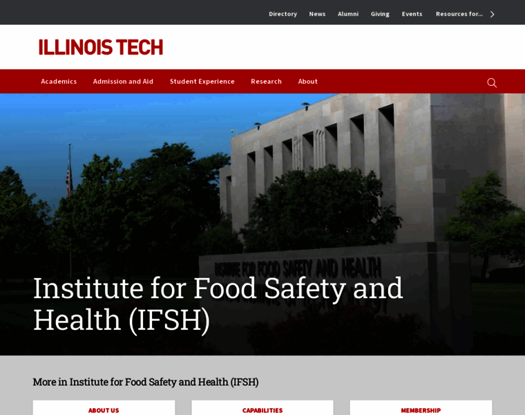 Ifsh.iit.edu thumbnail
