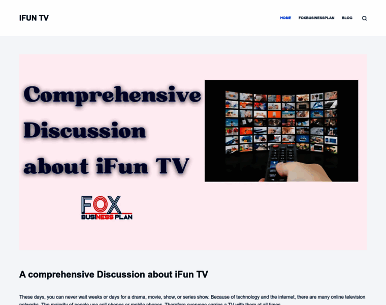 Ifuntv.foxbusinessplan.com thumbnail