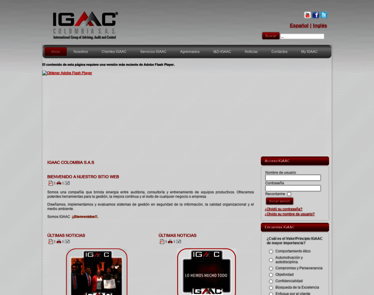 Igaac-colombia.com thumbnail