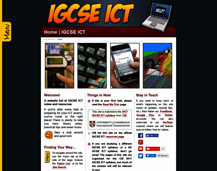 Igcseict.info thumbnail