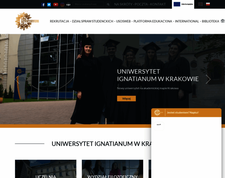 Ignatianum.edu.pl thumbnail