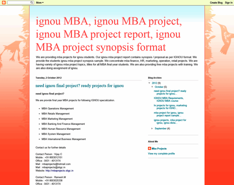 Ignou-mba-projects.blogspot.com thumbnail