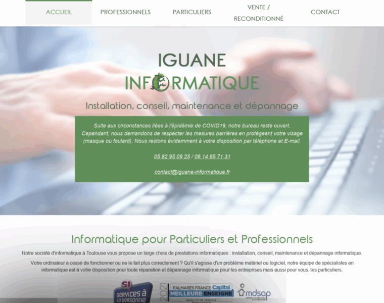 Iguane-informatique.fr thumbnail