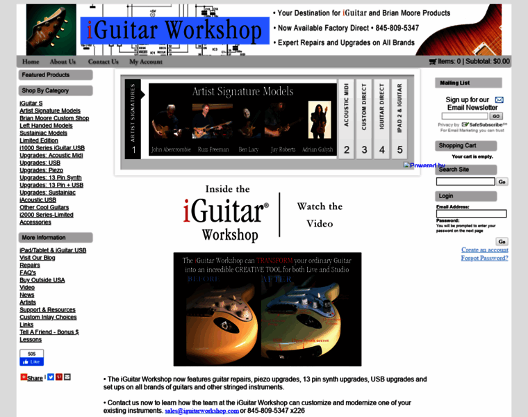 Iguitarworkshop.com thumbnail