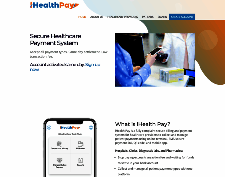 Ihealthpay.in thumbnail