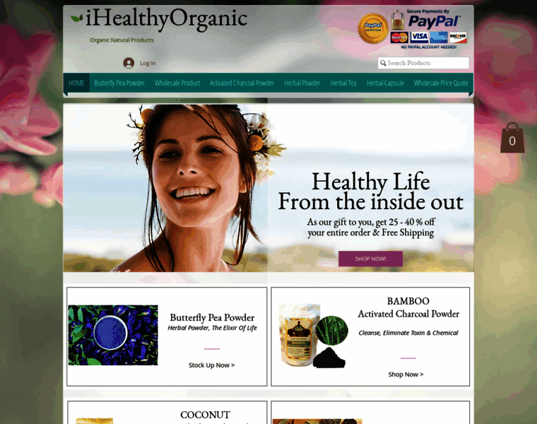 Ihealthyorganic.com thumbnail