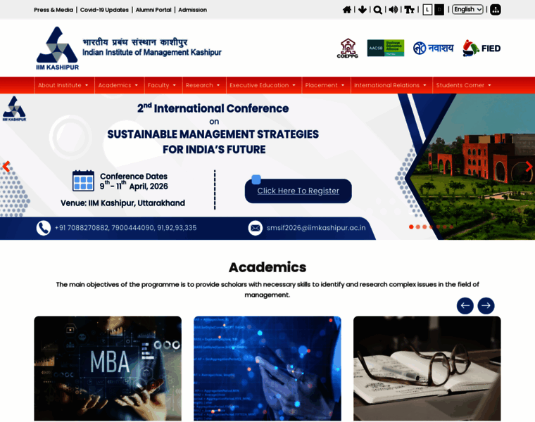 Iimkashipur.ac.in thumbnail