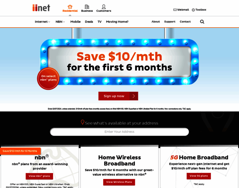 Iinet.com.au thumbnail
