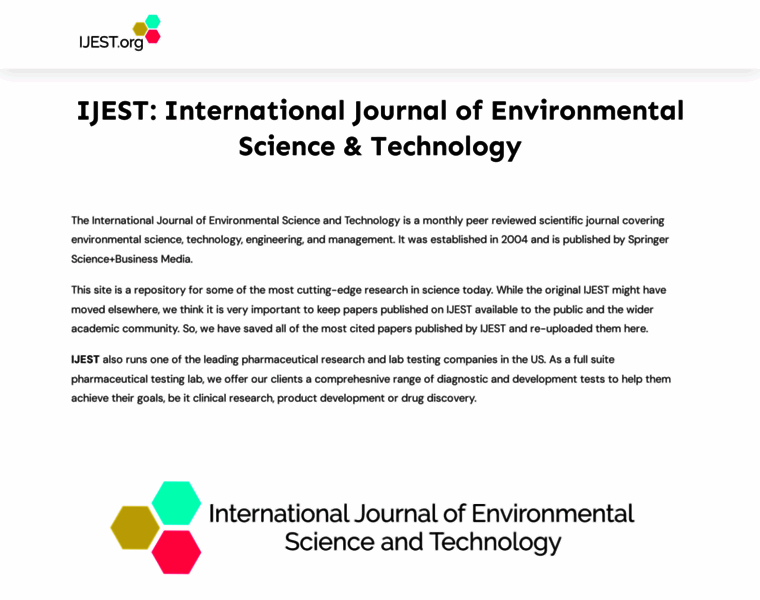 Ijest.org thumbnail Ijest.org thumbnail