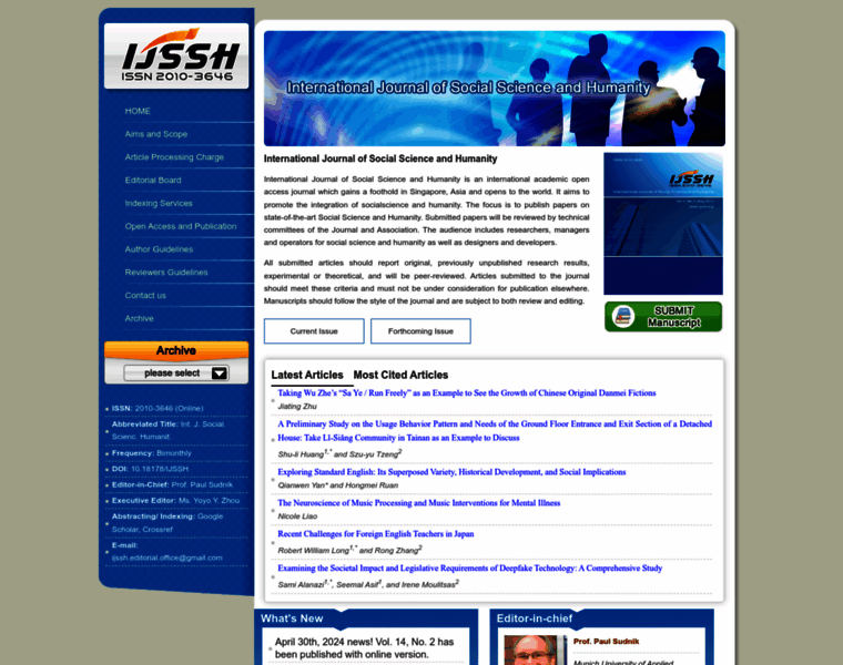 Ijssh.org thumbnail