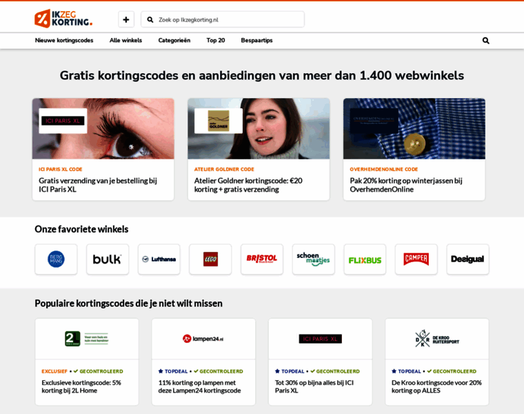 Ikzegkorting.nl thumbnail