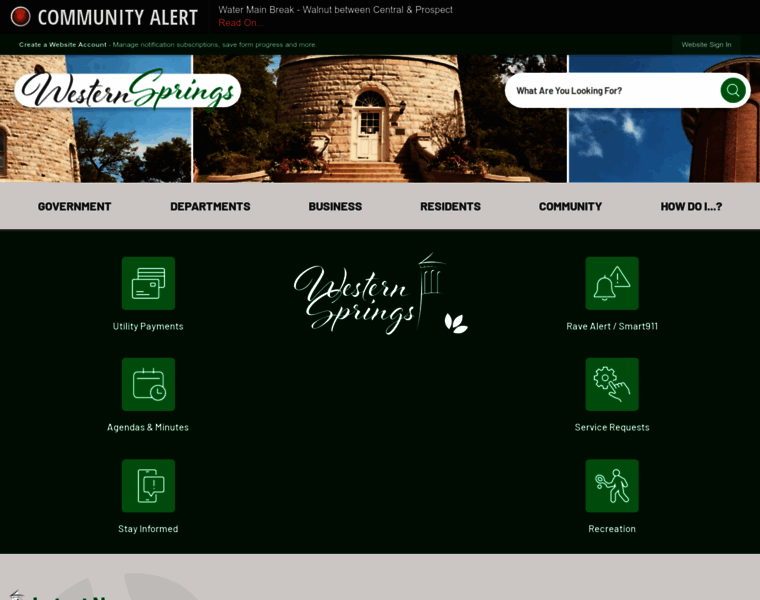 Il-westernsprings.civicplus.com thumbnail