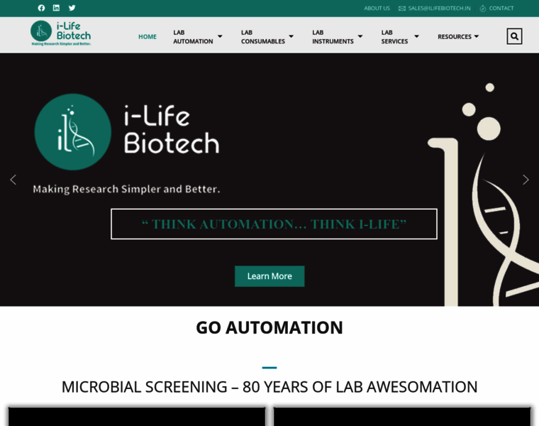 Ilifebiotech.in thumbnail