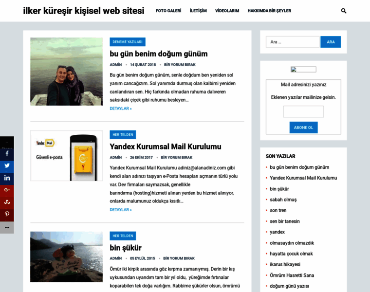 Ilker.net thumbnail
