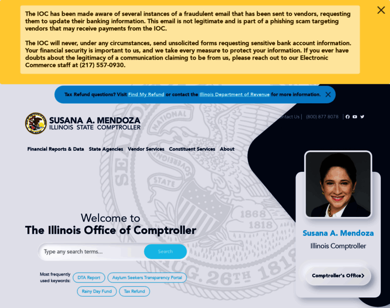 Illinoiscomptroller.gov thumbnail