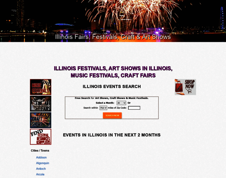 Illinoisfairsandfestivals.com thumbnail