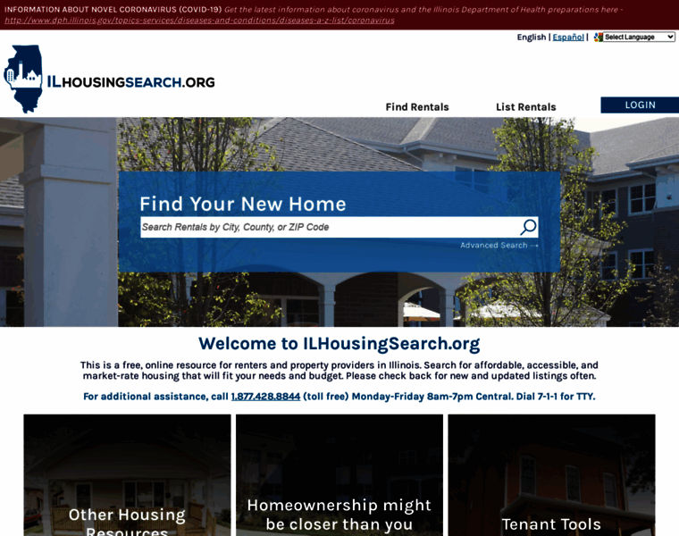 Illinoishousingsearch.org thumbnail