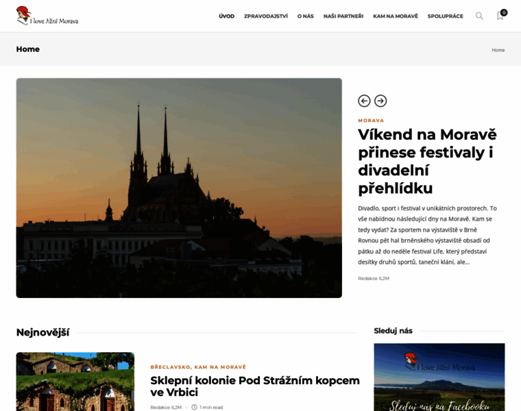 Ilovejiznimorava.cz thumbnail