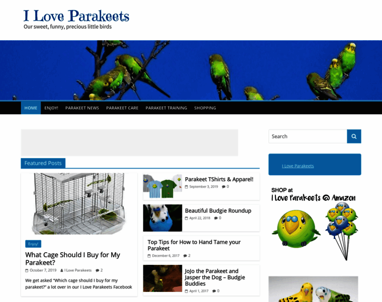 Iloveparakeets.com thumbnail
