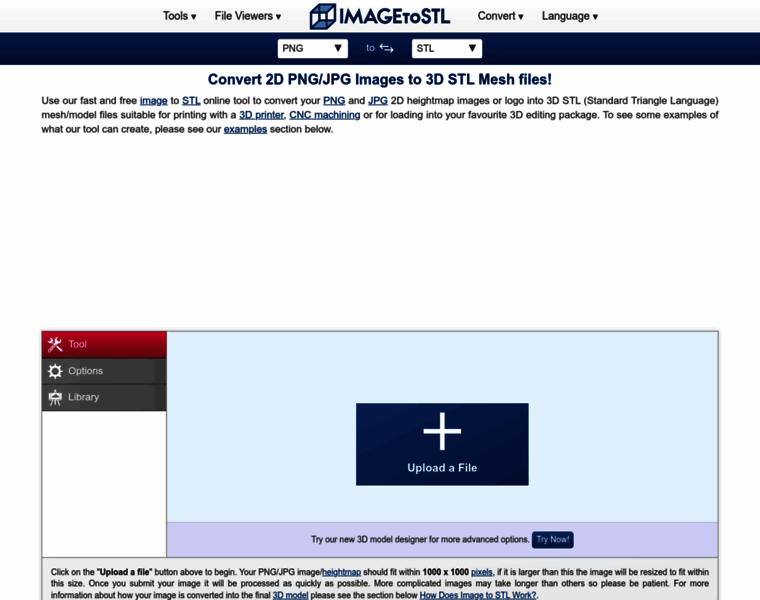 Imagetostl.com thumbnail