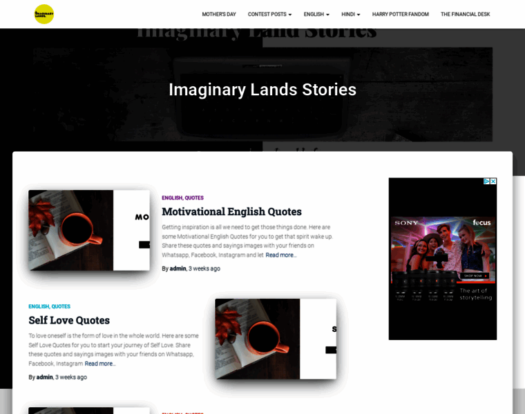 Imaginarylandstories.com thumbnail