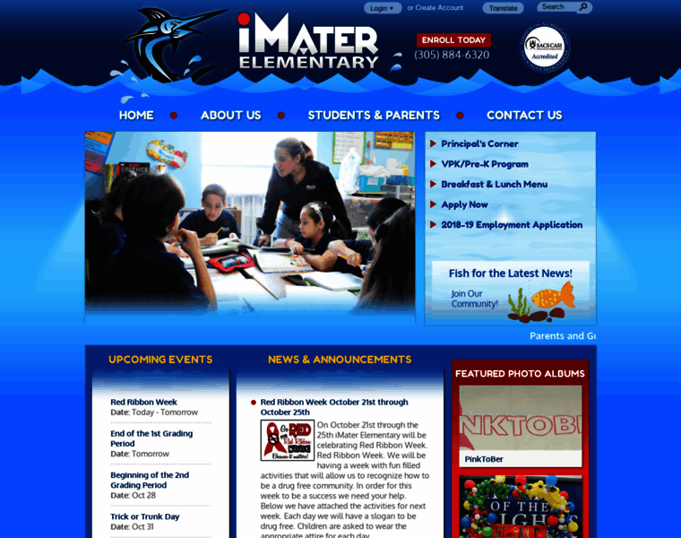 Imaterelementary.org thumbnail