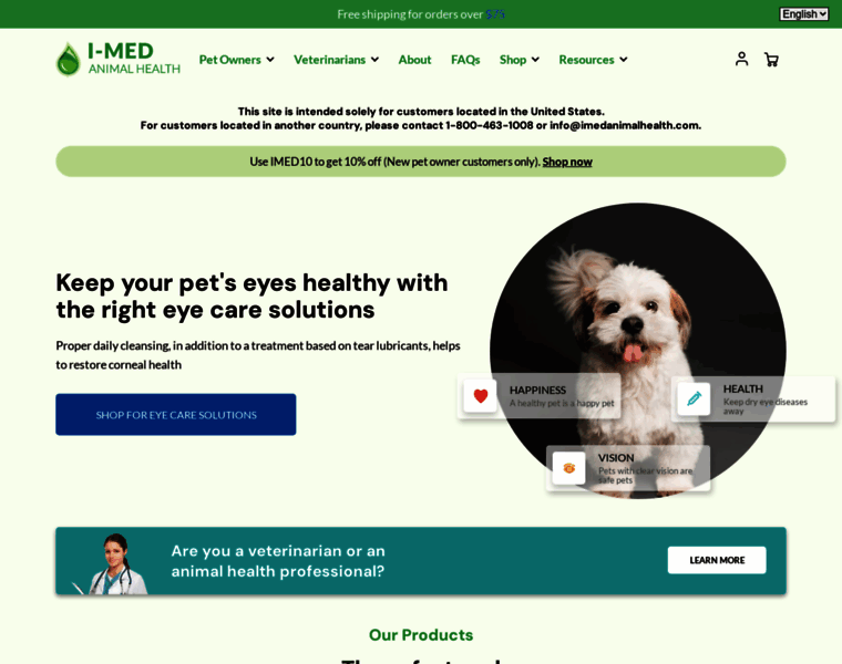 Imedanimalhealth.com thumbnail