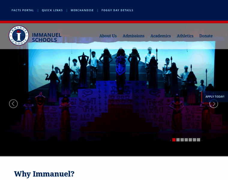 Immanuelschools.com thumbnail