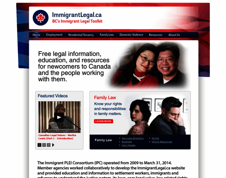 Immigrantlegal.ca thumbnail
