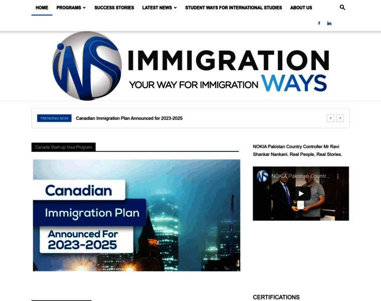 Immigration-ways.com thumbnail
