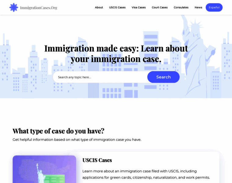 Immigrationcases.org thumbnail
