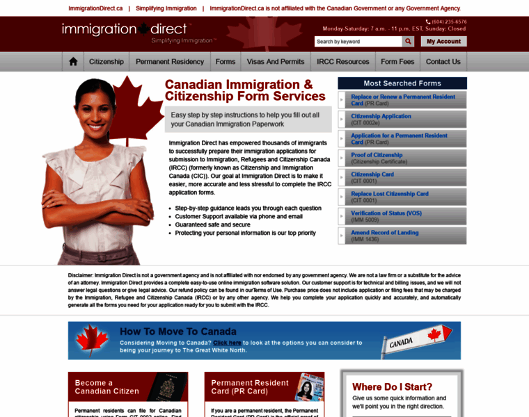 Immigrationdirect.ca thumbnail