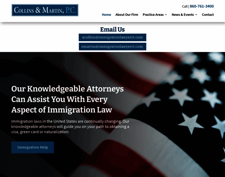 Immigrationlawyerct.com thumbnail