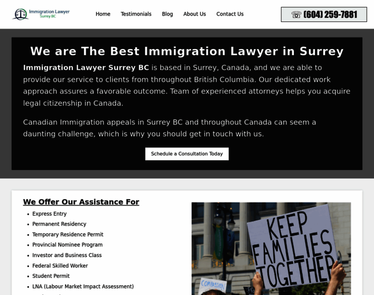 Immigrationlawyersurreybc.com thumbnail