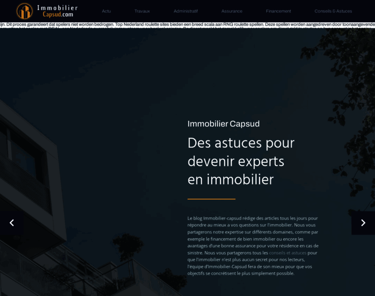 Immobilier-capsud.com thumbnail
