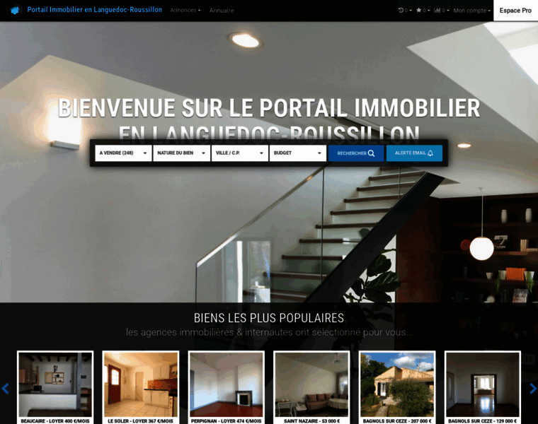Immobilier-en-languedoc-roussillon.com thumbnail