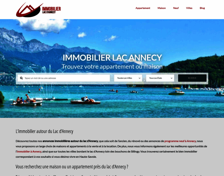 Immobilier-lac-annecy.fr thumbnail