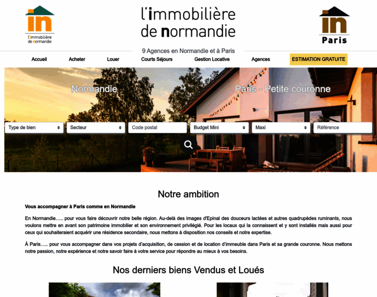 Immobiliere-normandie.com thumbnail