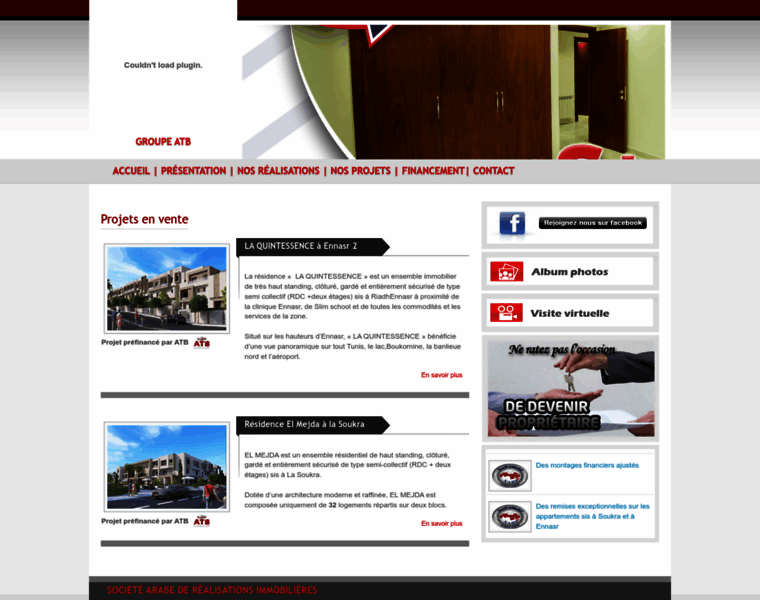 Immobilieresari.com.tn thumbnail
