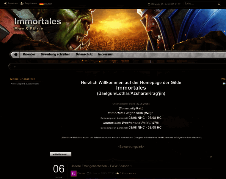 Immortales-gilde.de thumbnail