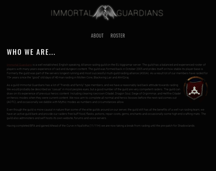 Immortalguardians.net thumbnail