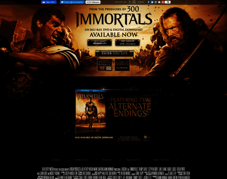 Immortalsmovie.com thumbnail