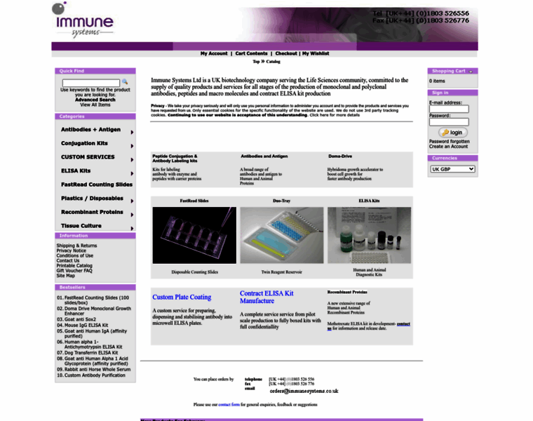 Immunesystems.co.uk thumbnail