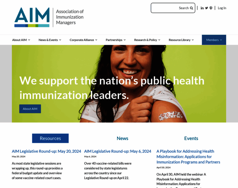 Immunizationmanagers.org thumbnail