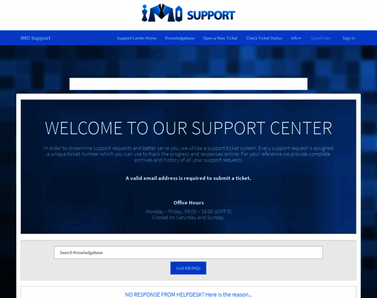 Imo-support.com thumbnail