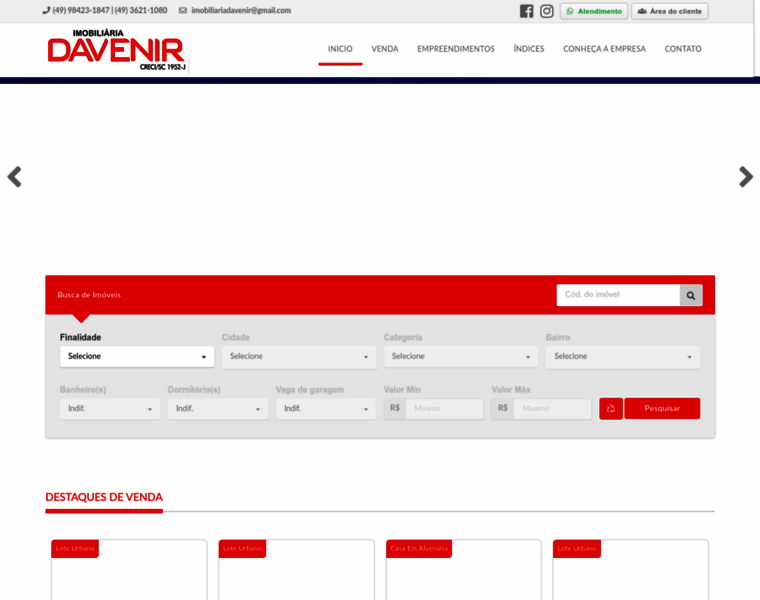 Imobiliariadavenir.com.br thumbnail