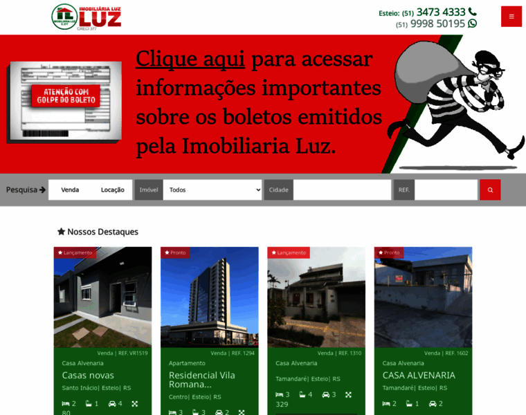 Imobiliarialuz.com.br thumbnail