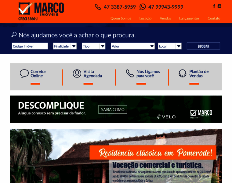 Imobiliariamarco.com.br thumbnail