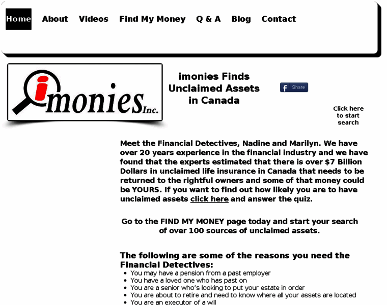 Imonies.ca thumbnail