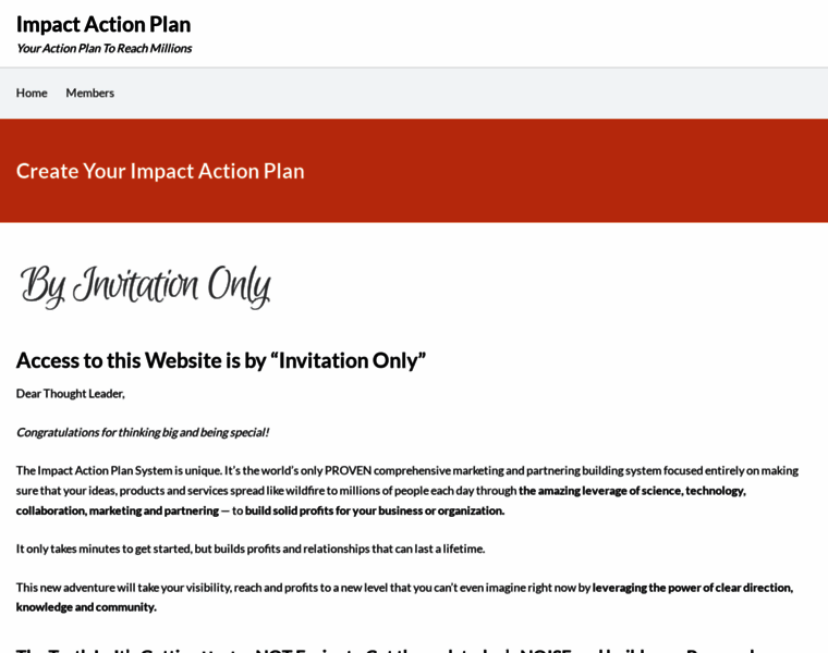 Impactactionplan.com thumbnail